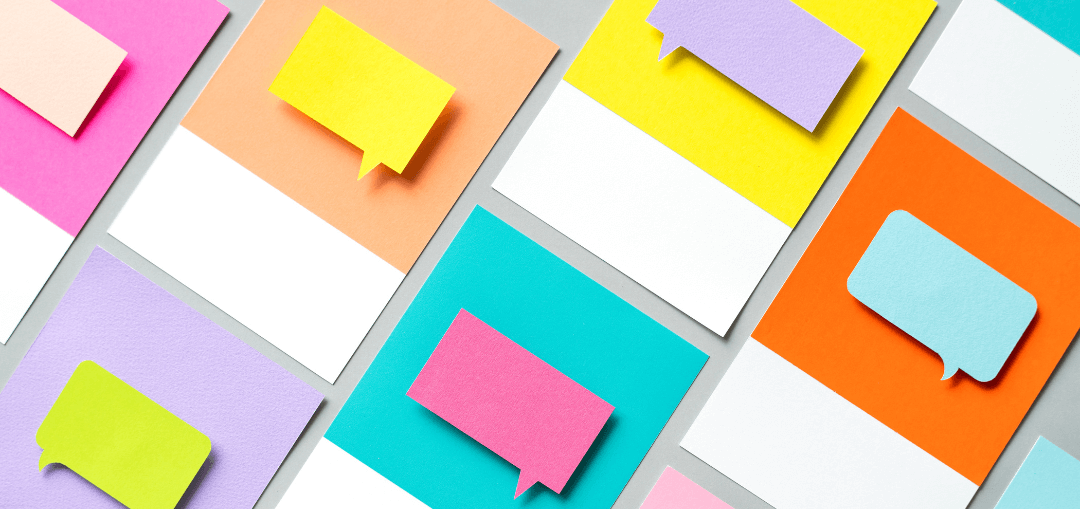 Balões de conversa de papel - Imagem de rawpixel.com no Freepik