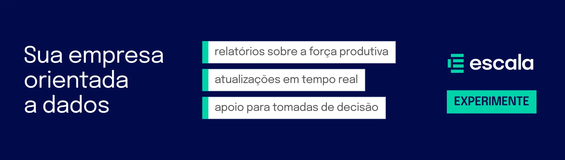 Empresa orientada a dados - Escala